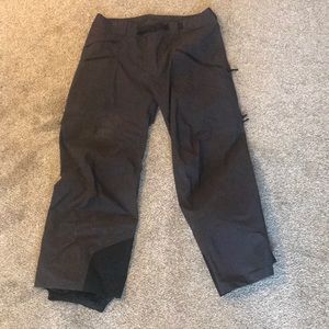 Men’s Arcteryx Grey Sabre AR Gore Tex Ski Pants